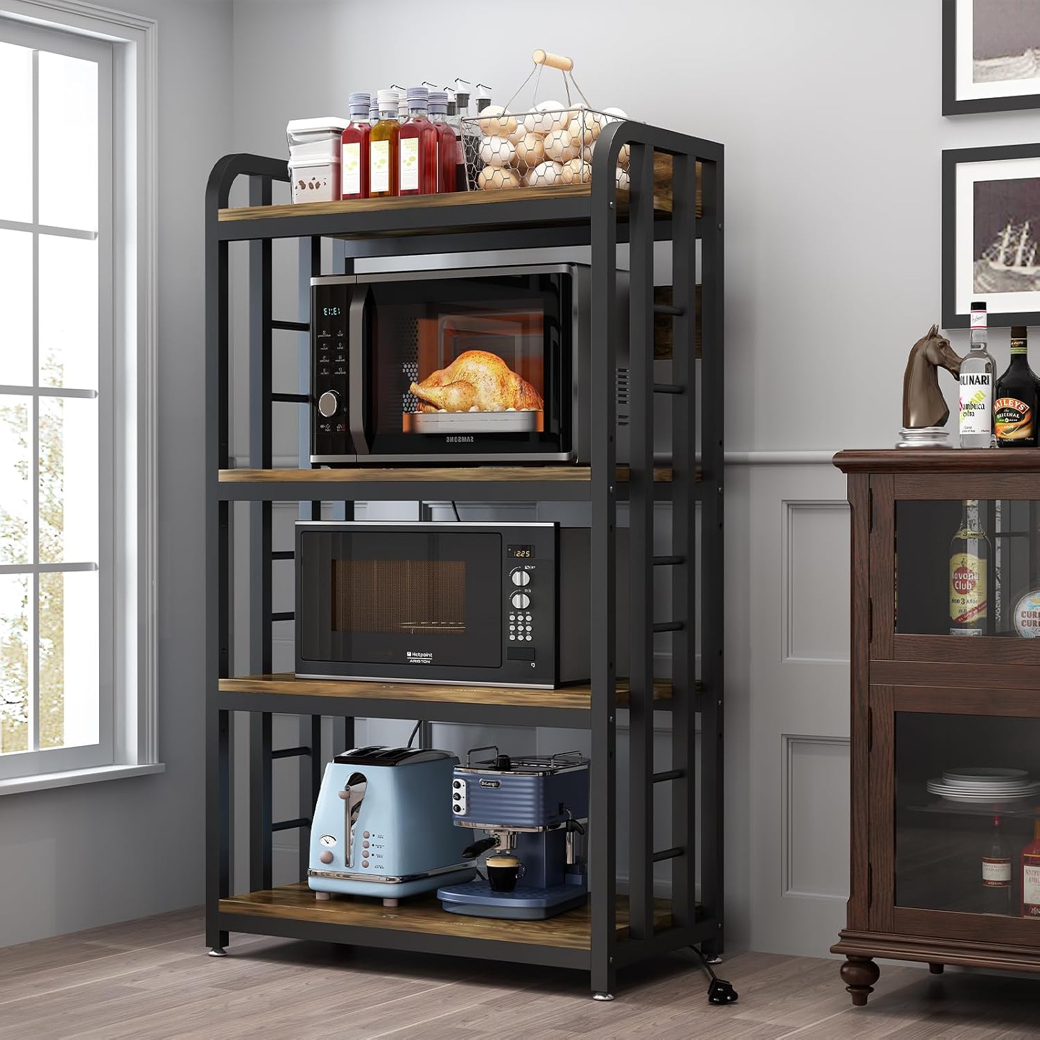 Kitchen Appliances Storage - Estante de Cozinha de 4 Níveis