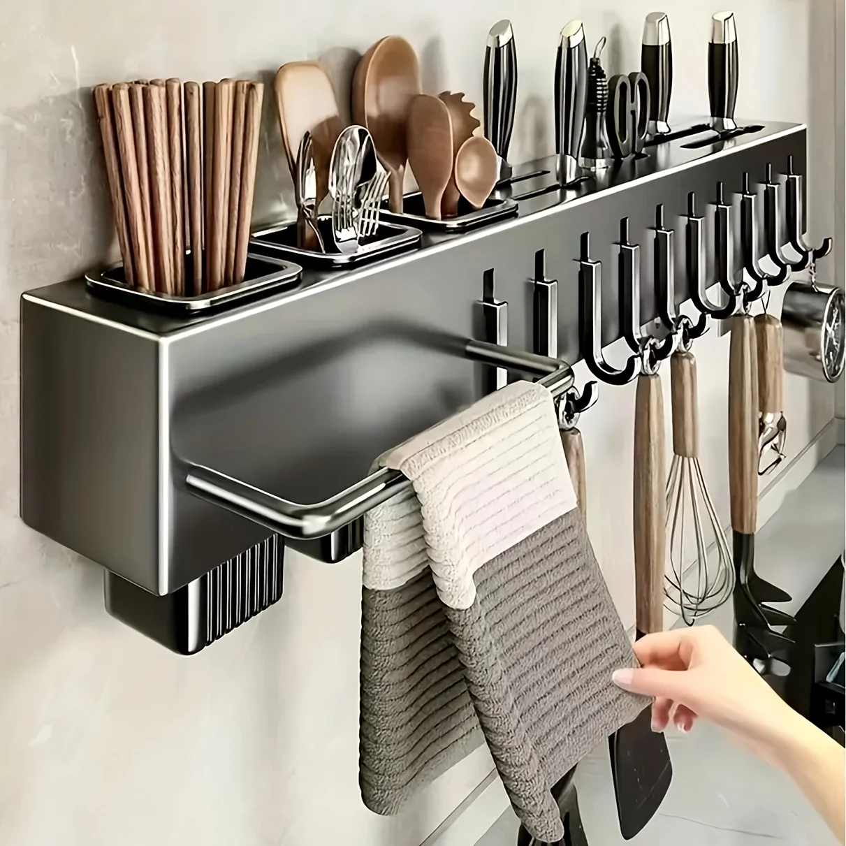 Kitchen Appliances Storage - Organizador de Cozinha de Aço Carbono