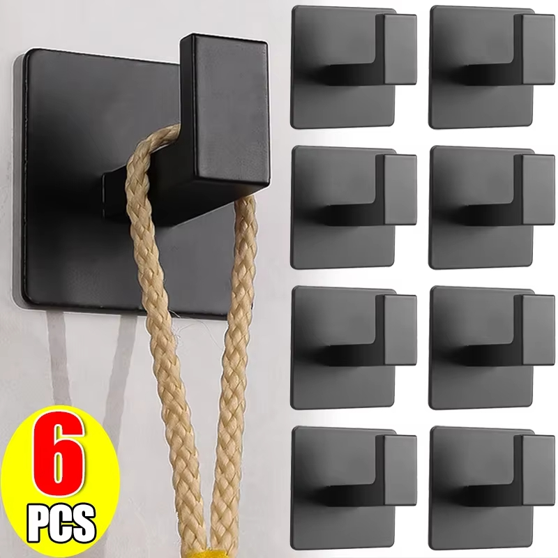 Kitchen Appliances Shelves - 1/6 pçs forte auto-adesivo ganchos de