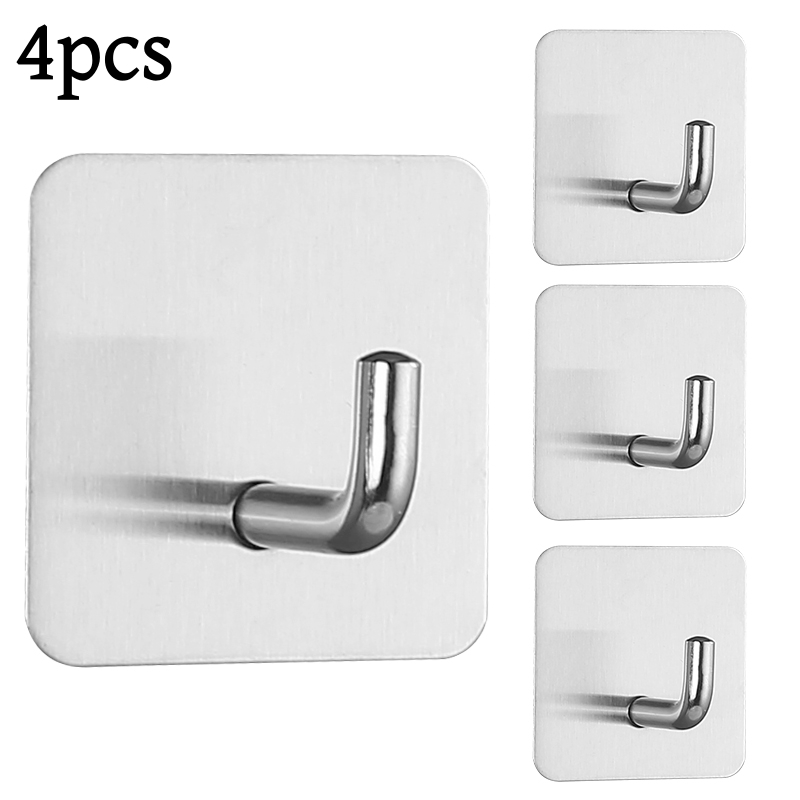 Kitchen Appliances Shelves - 2-4 pçs auto-adesivo gancho de parede