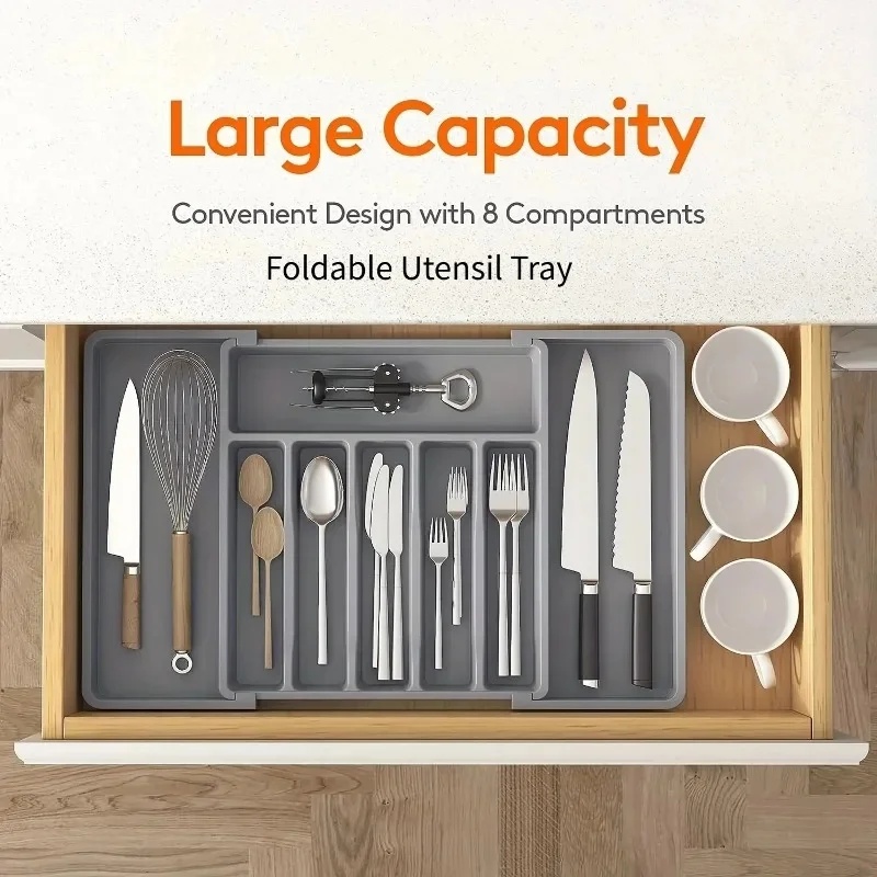 1 Peça Organizador de Talheres - Kitchen Appliances Storage avaliação e preço