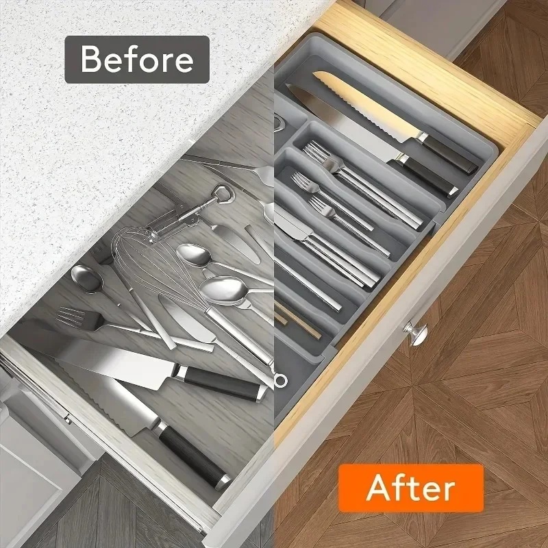 1 Peça Organizador de Talheres - Kitchen Appliances Storage avaliação e preço