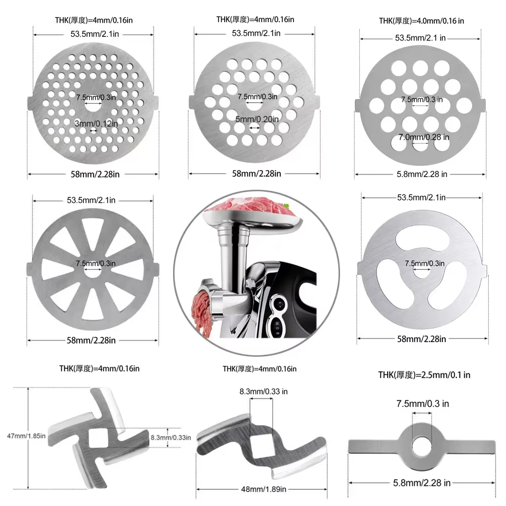 Lâminas para moedor de carne,  - Kitchen Appliances Electronics avaliação e preço