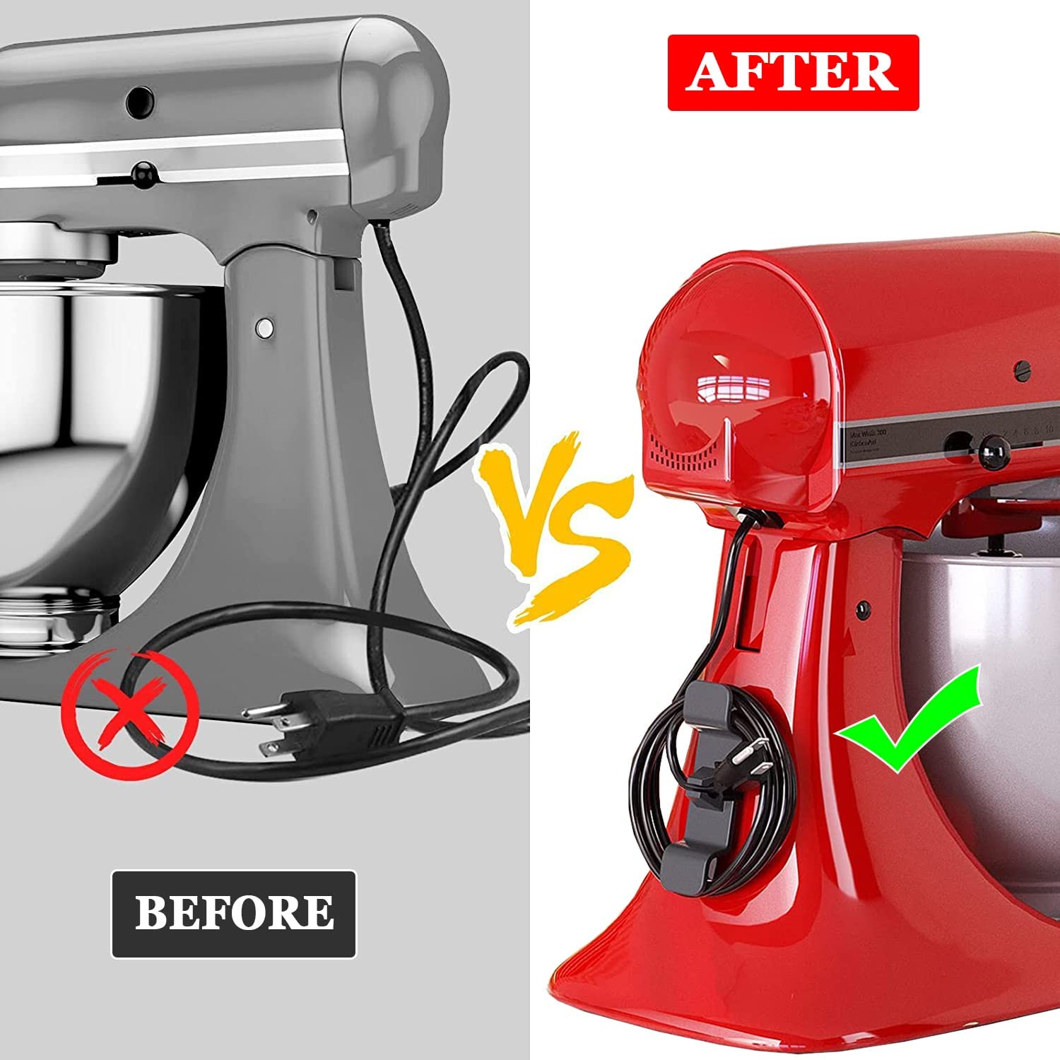 Clipes titular do cabo organiz - Kitchen Appliances Storage avaliação e preço