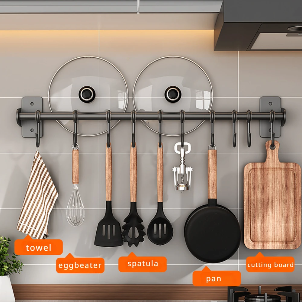 Rack de gancho de cozinha sem  - Kitchen Appliances Storage avaliação e preço