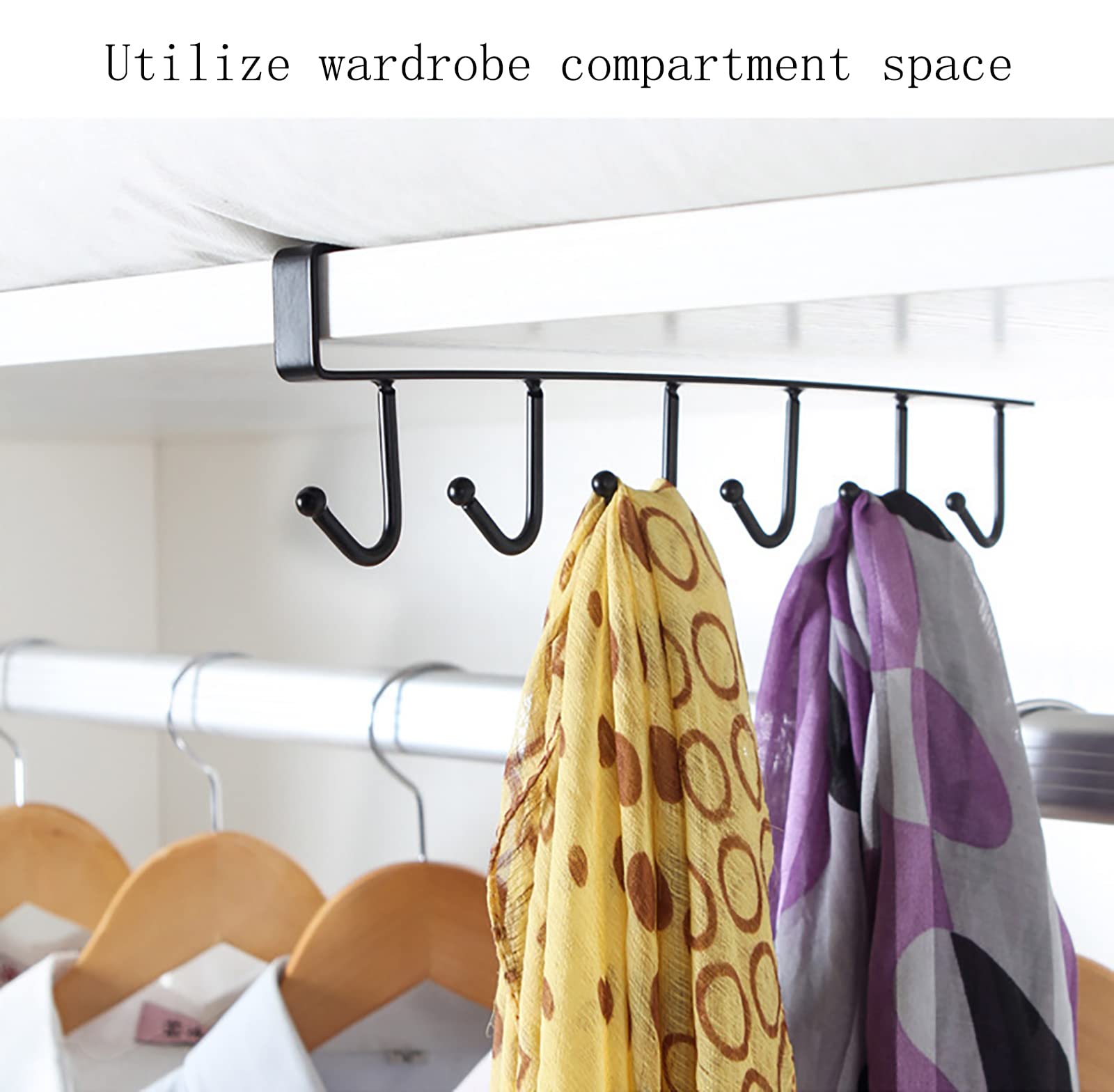 1/2/3pc 6 ganchos rack de arma - Kitchen Appliances Shelves avaliação e preço